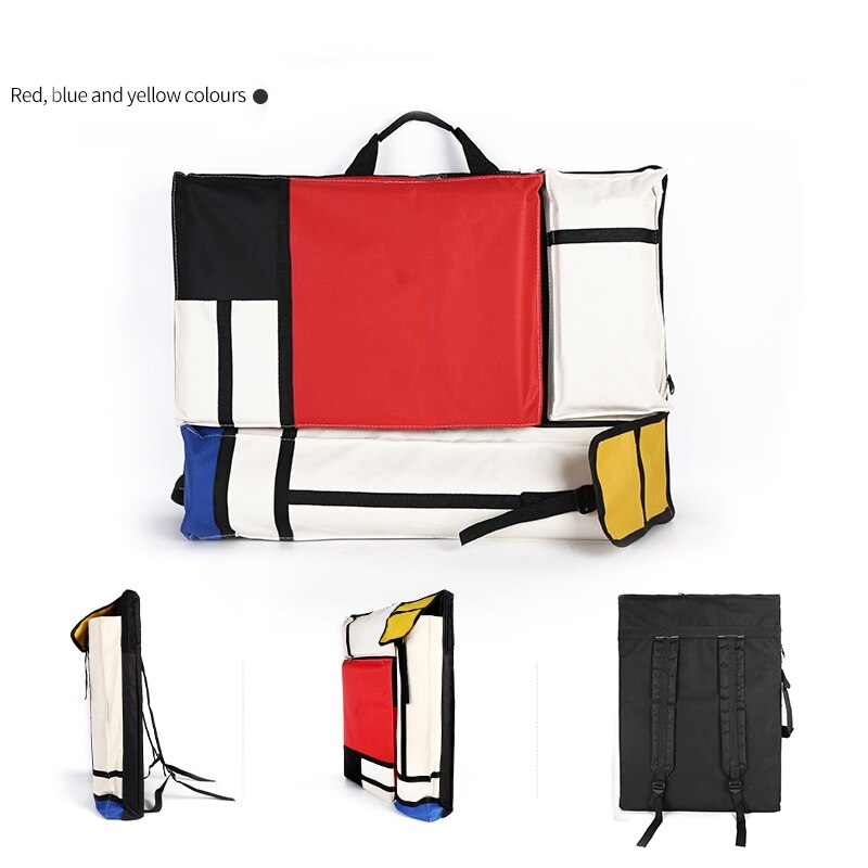 Bolsa de arte grande para tablero de dibujo, conjunto de pintura, bolsa de dibujo de viaje para herramientas de dibujo, lienzo, pintura, suministros de arte para Artista