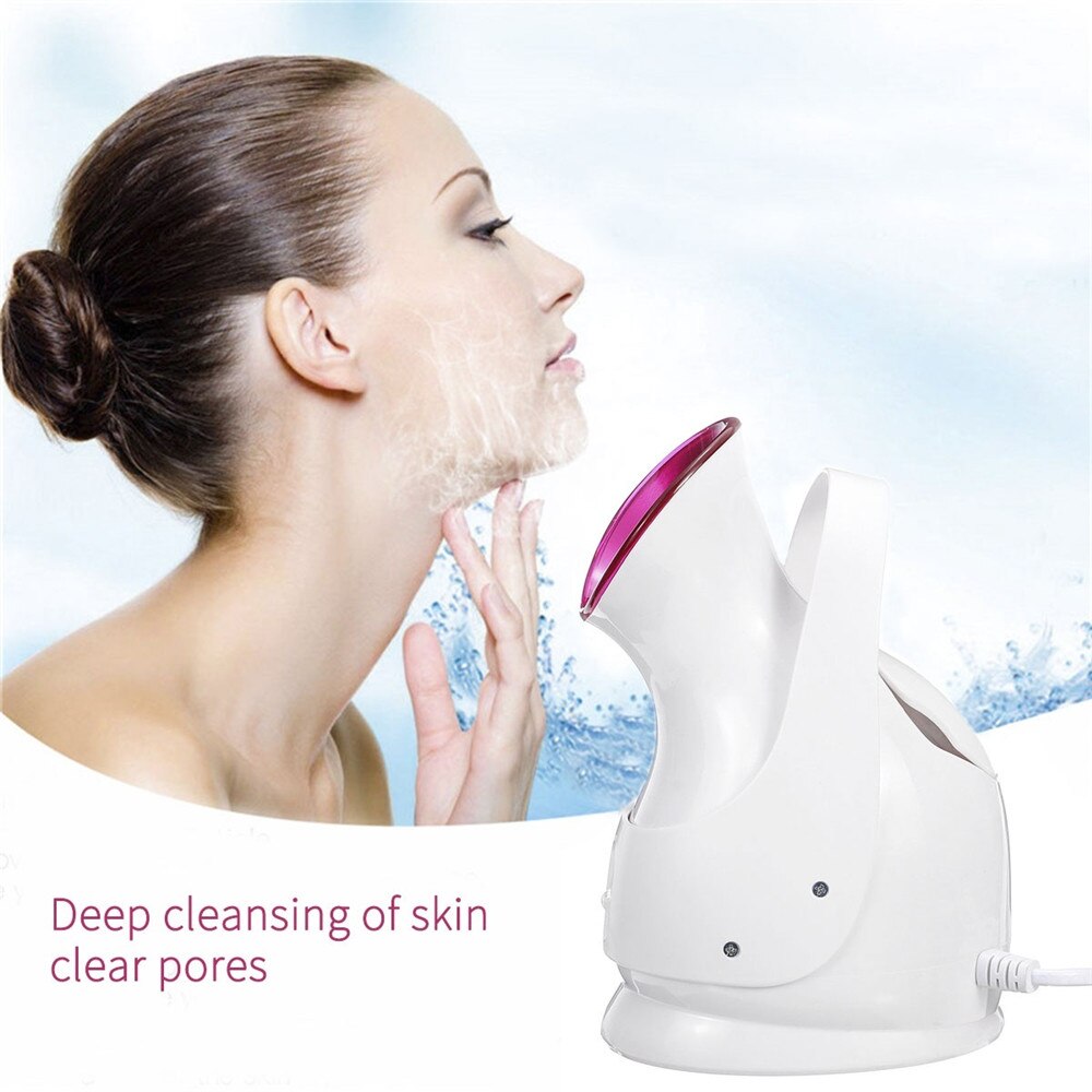 Ansigtsdamper ansigtsvaporizer spa salon hudpleje ansigts fugtighedssprøjte vandtank 55ml ansigtsdamper