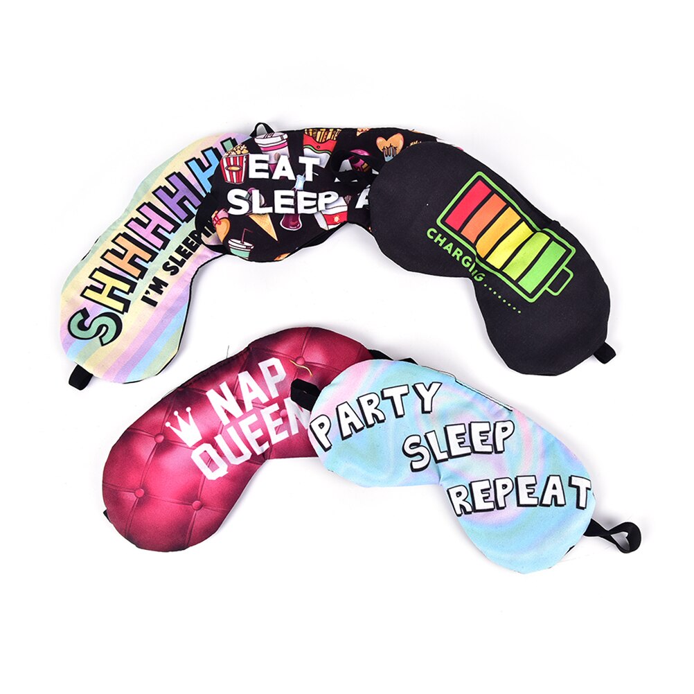 1pc sovemaske hvile reise slappe av sovehjelp bind for øynene øyeplaster sovemaske etui sove hvile 3d øyemaske for kvinner jente