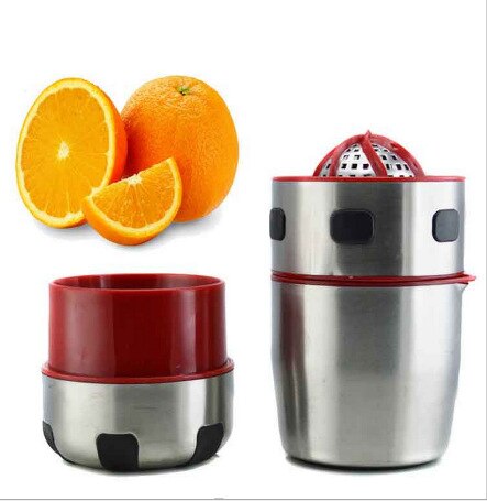 Portable Stainless Steel Small Juicer Extractor Manual Food Processors Squeezer Lemons Press Pomegranate Exprimidor Juicer EH50J: Default Title