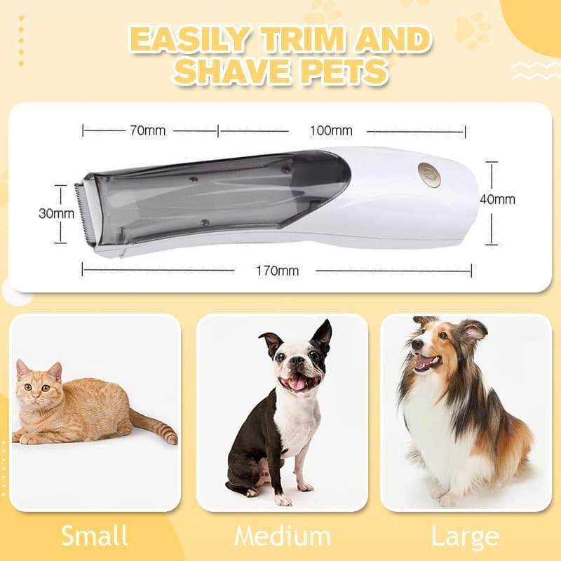 Vacuüm Huisdier Tondeuse Elektrische Pet Hair Trim... Grandado