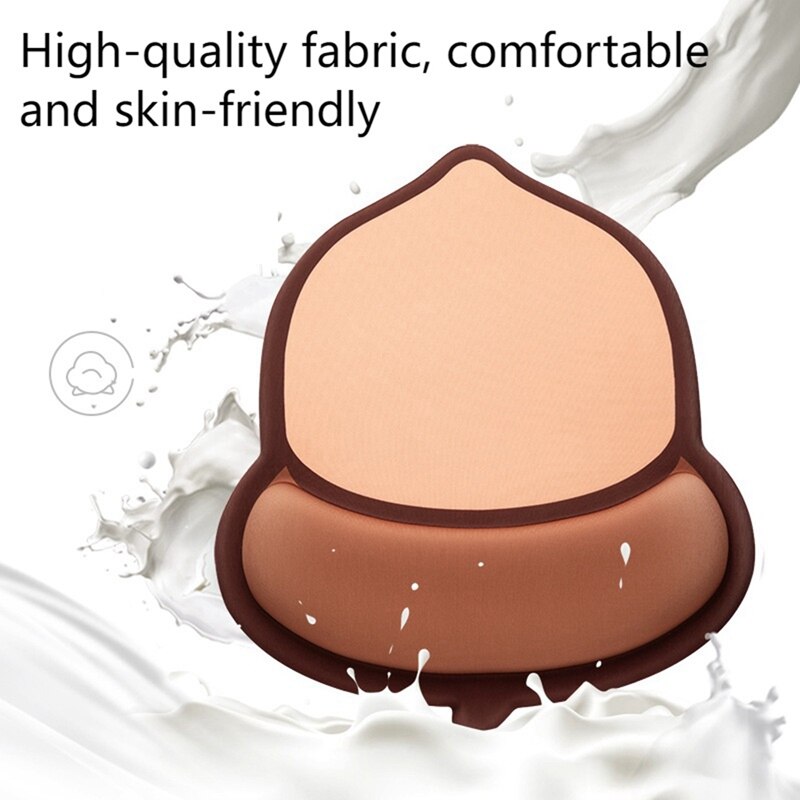 Mousepad, Cute Nut Mouse Pad, Ergonomic Mouse Pad, Mouse Pad Wrist Support, Ergonomic Mouse Pad, for Office and Home