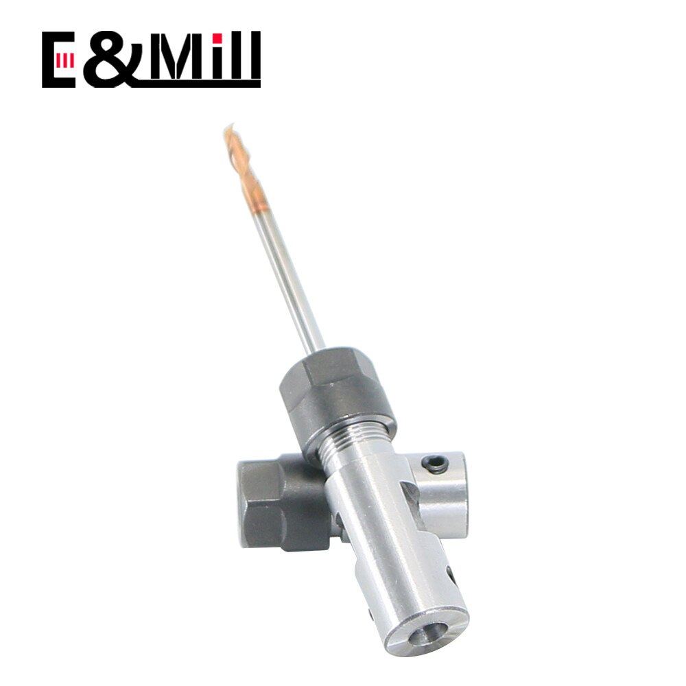 C12 ER8 DIY Motor Shaft Tool Holder ER Post Spindle 3mm 4mm 5mm For ER Tool Holder ER8 Collet Chuck Nut Wrench Engraving Machine