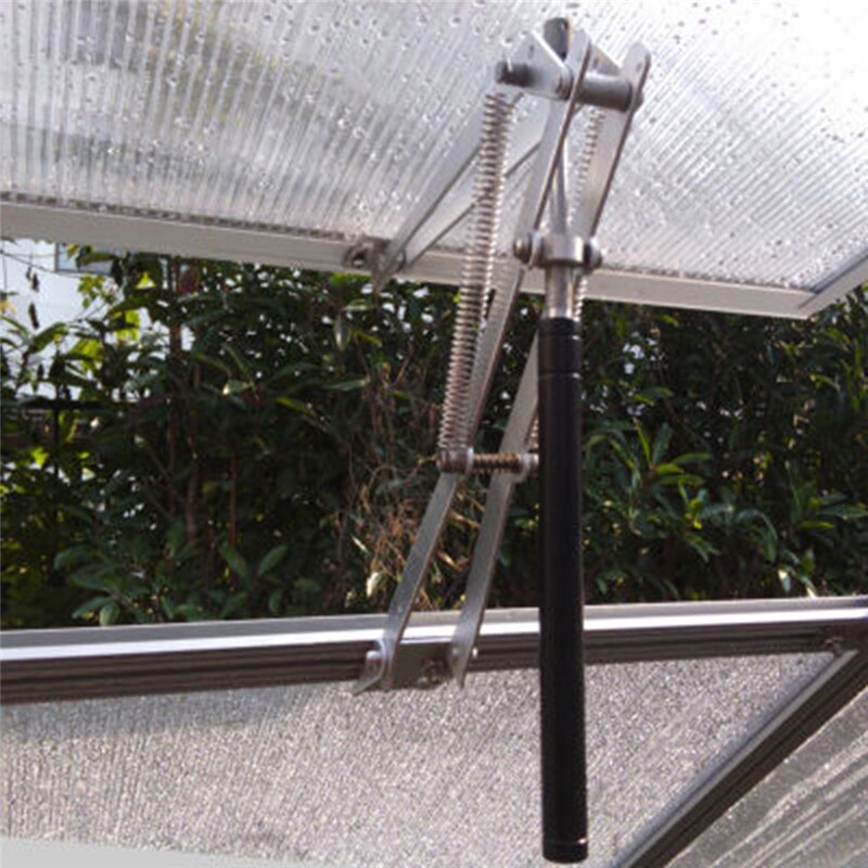 Silber Schwarz Fenster Öffner Gewächshaus Automatische Lüftung Doppel Quellen entlüften Fenster Öffner Garten Haushalt Werkzeug