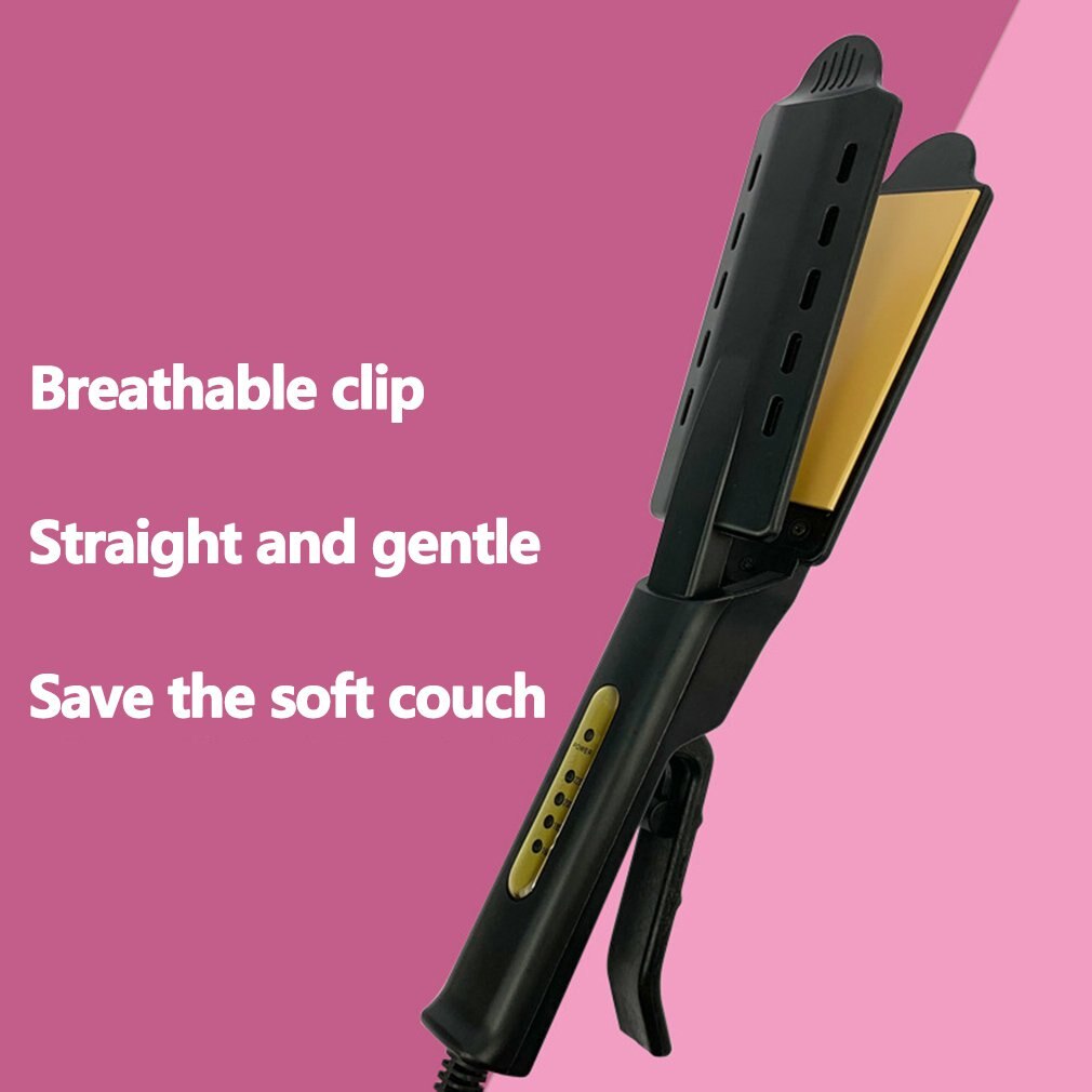 Hair Straightener Ceramic Tourmaline Ionic Flat Iron Glider 4-Speed Thermostat Straight Hair Splint Bangs