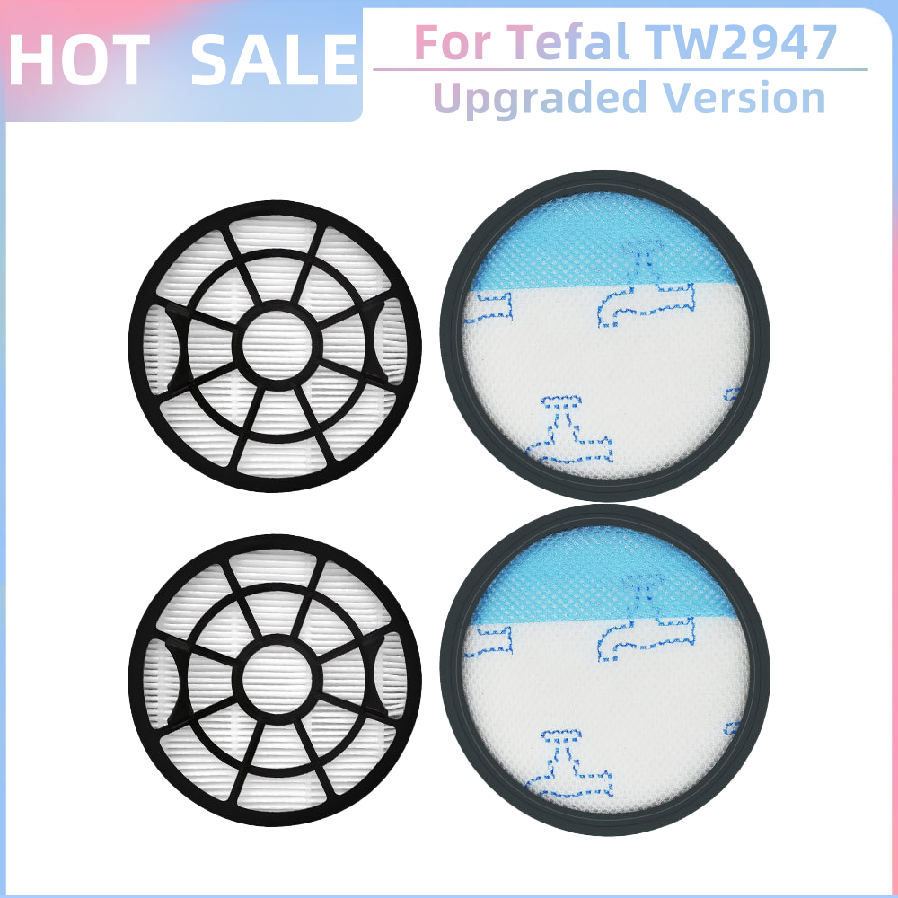 Compatible avec Rowenta Tefal filtre TW2947 Swift Power Cyclonic RO2910 RO2913 RO2915 RO2932 RO2933 RO2957 RO2981 ZR904301 Pièces Filtre HEPA ZR904301: vert clair