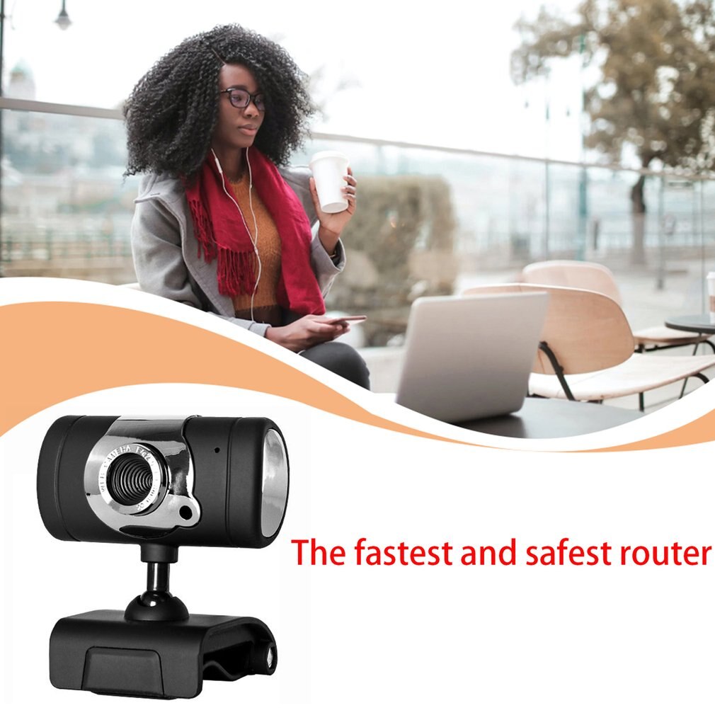 HD Webcam with mic PC Mini USB 2.0 Web Camera Video Recording High definition with 480P for Computers PC Laptop Desktop