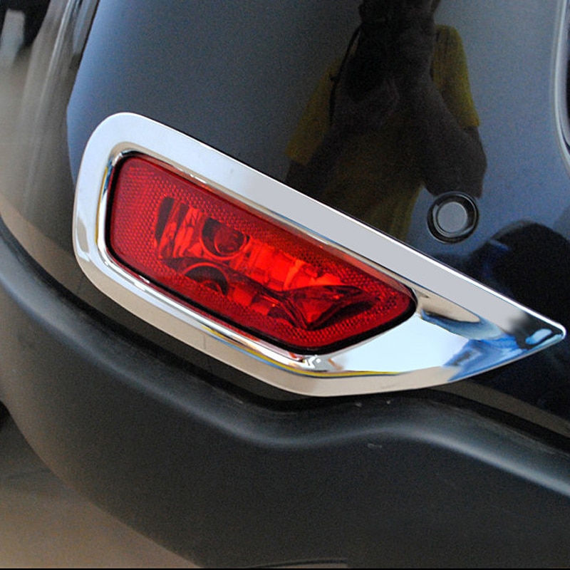 Auto Accessoires Abs Chrome Stijl Mistachterlicht Lamp Cover Trim Voor Jeep Grand Cherokee