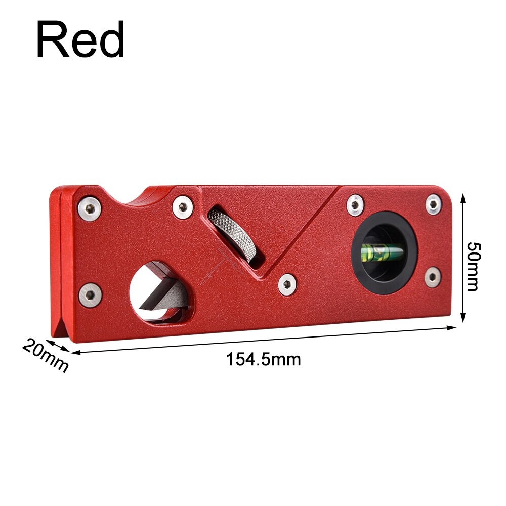 Mini Wood Hand Planer Woodworking DIY Chamfering Tool Trimming Planer 45 Degree Angle Corner Shaving Woodcraft Deburring Tool: Type A Red