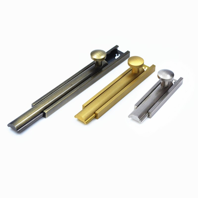 Professionelle Durcheinander Türen Rutsche verriegeln sperren Fenster Bronze- Riegel Möbel Verdeckte Schlösser Schlecht Bolzen Staub Beweis Rohr