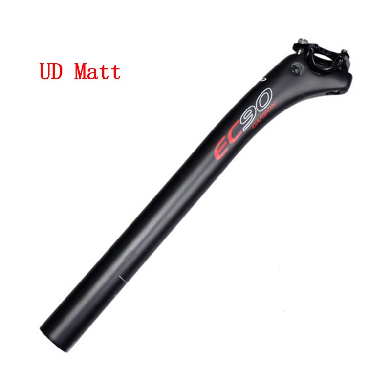 EC90 plein carbone vtt vélo tige de selle tube route vélo tige de selle VTT tige de selle 27.2 30.8 31.6-350/400MM: UD 31.6-350mm