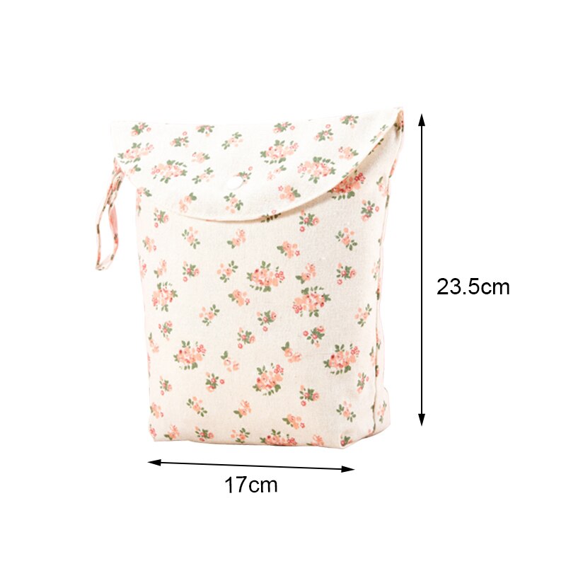 Baby Lagerung Tasche Nassen und Trockenen Windel Mehrweg Hängen Tasche Waschbar Tragbare Pflege Tasche Krippe Hängen Tasche