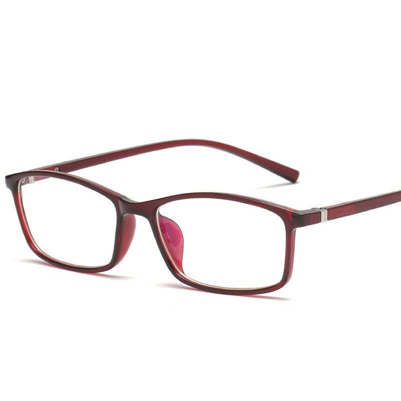 Anti Blue Ray Glasses Men Women Computer Phone Screen Radiation Proof Eyewear Office Gaming Blue Light Blocking Spectacles: wine red