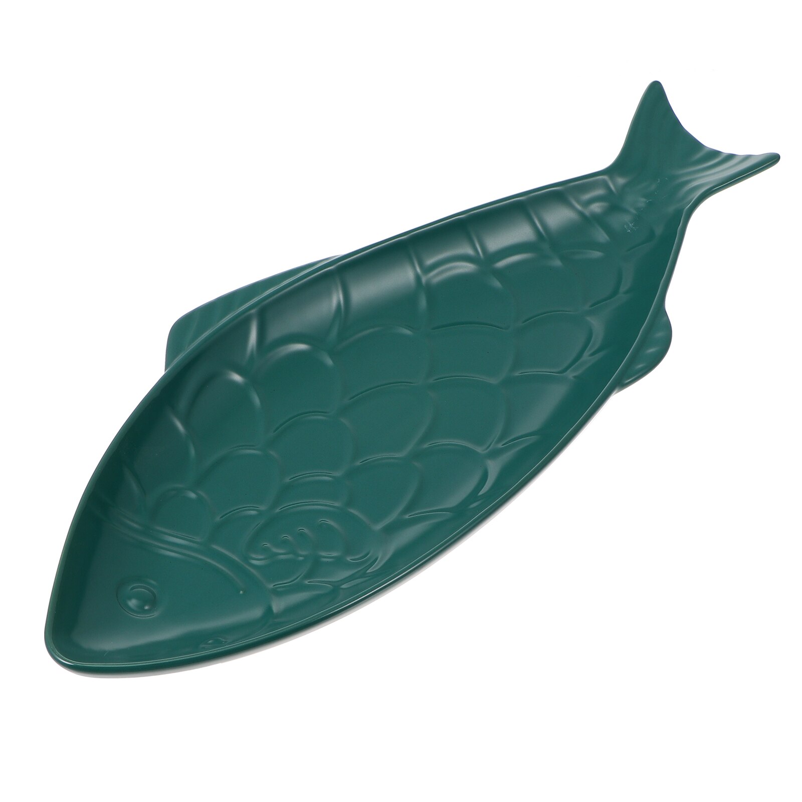 Assiette à motif de poisson en céramique, plateau à nourriture, fourniture de vaisselle de Restaurant créative