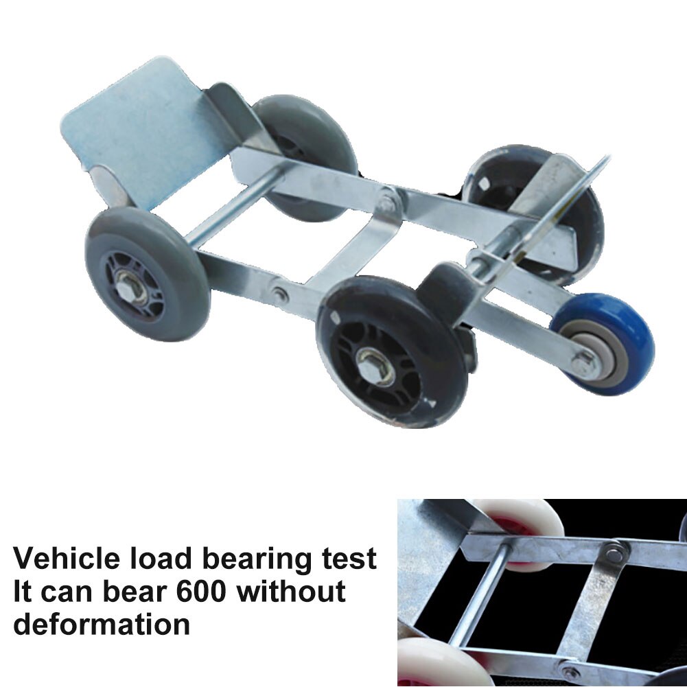 Extractor de rueda de neumático plano Universal para motocicleta, elevador de remolque grande, transportador de rescate automático eléctrico de emergencia con 5 ruedas