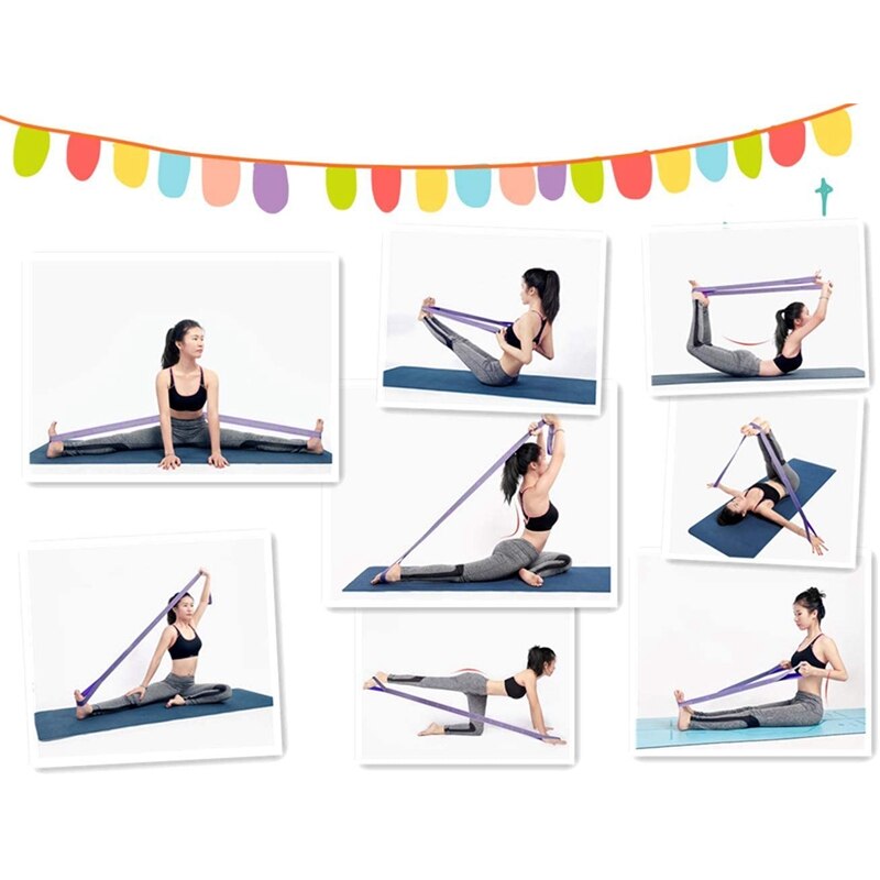 Weerstand Band,Sport Band Voor Fysiotherapie, Yoga, Revalidatie En Oefening Thuis, Wasbaar, hoge Elasticiteit, 1.05 M