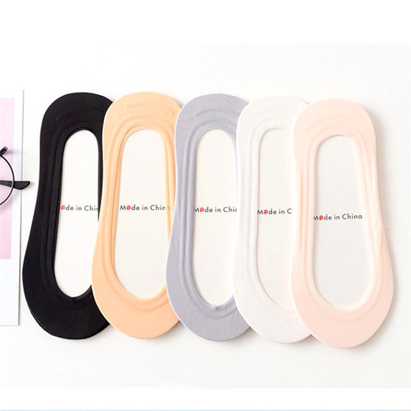 3 Pairs Anti-slip Boat Socks for Women Summer Autumn Cute Candy Color Ice Silk Socks Invisible Low Cut Thin Ankle Socks