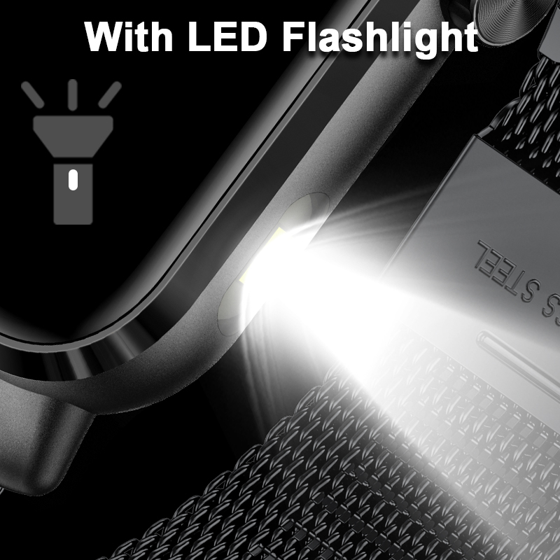 60Hz wysoki pędzel inteligentny zegarek mężczyzna połączenie Bluetooth sportowy naganiacz zwierza zdatność IP68 wodoodporna bransoletka damski Smartwatch dla androida IOS