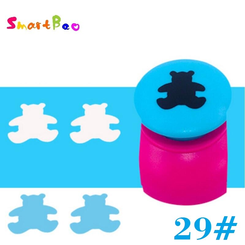 Perforadora Scrapbooking oso Scrapbooking lindo oso Scrapbook Ferramenta; ancho del dibujo: 2,4 cm/0,94"