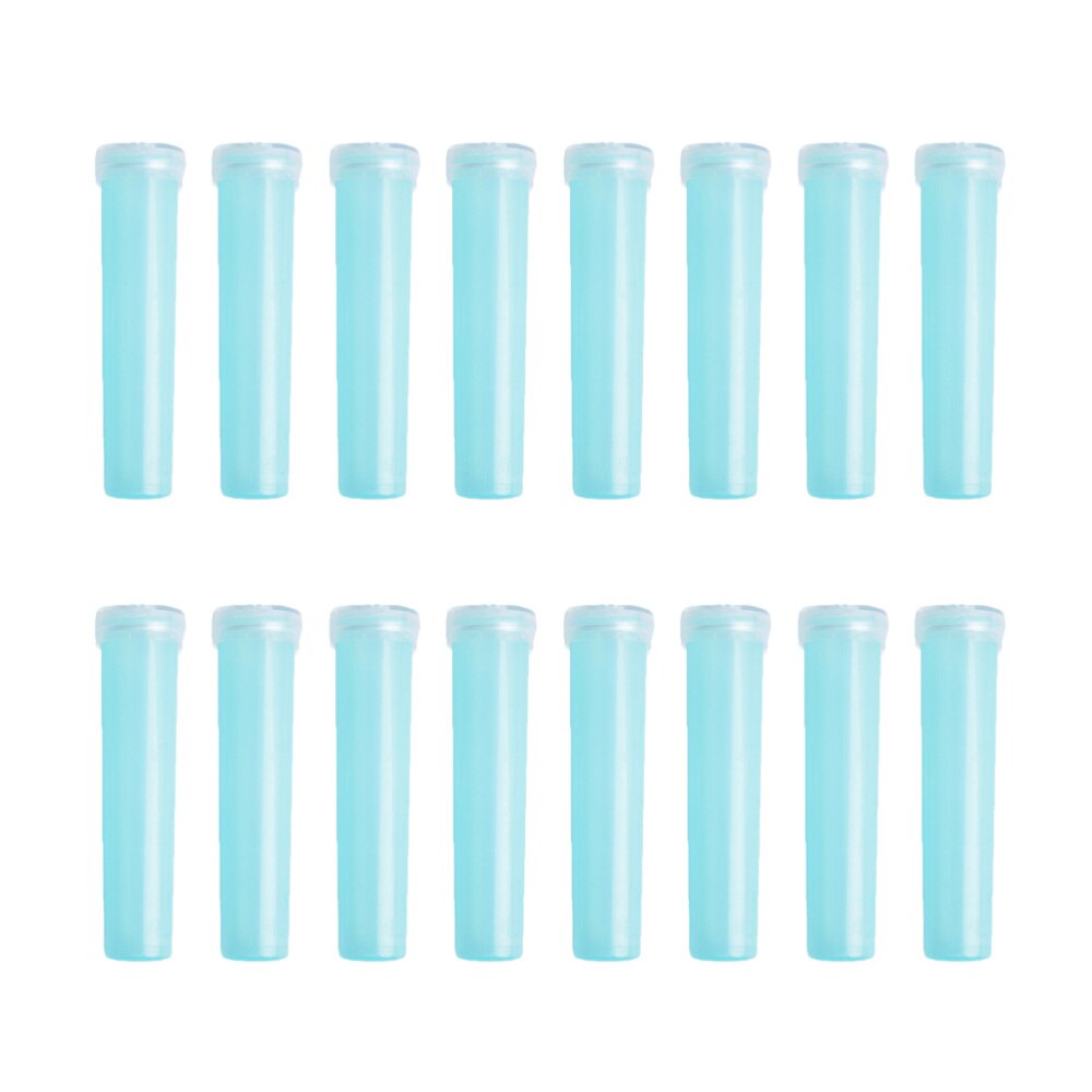 Tubos de agua florales para flores, tubos de agua florales para cultivo nutritivo fresco, almacenamiento de agua, suministros para tienda de flores de prueba pequeña (azul cielo), 100 Uds.: Sky-blue 2