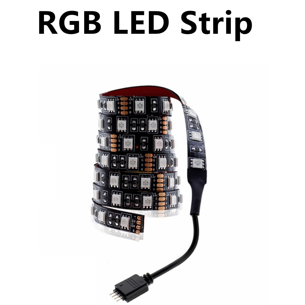 USB LED Strip 5V SMD5050 RGB Verwisselbare LED TV Achtergrond Verlichting 50CM 1M 2M 3M 4M 5M DIY Flexibele LED Licht: Only RGB Strip / 50CM 300LEDs