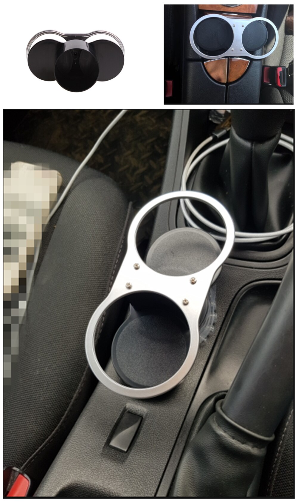 Voiture boisson transporteur tasse porte-eau climatisation entrée bouteille pour Hyundai HND3 Veloster i10 LPI 30 bleu R cee d ix Tucson IX35