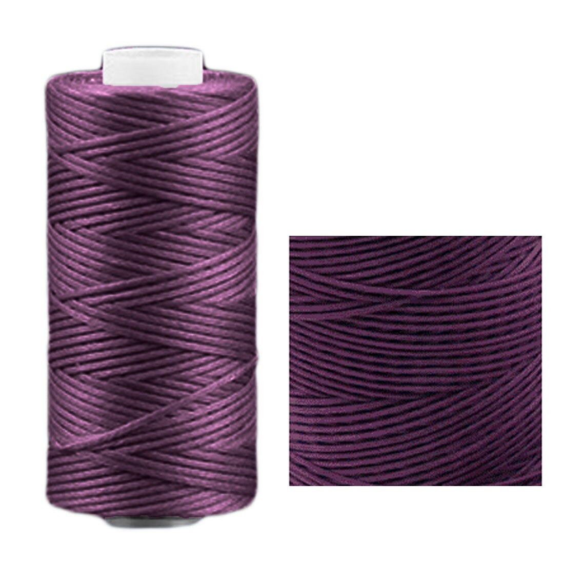 50 m/Roll Handgemaakte Platte Gewaxte Sew Wax Lijn Draad Koord Naaien Craft Tool Hand Stiksels voor DIY Leer: 11