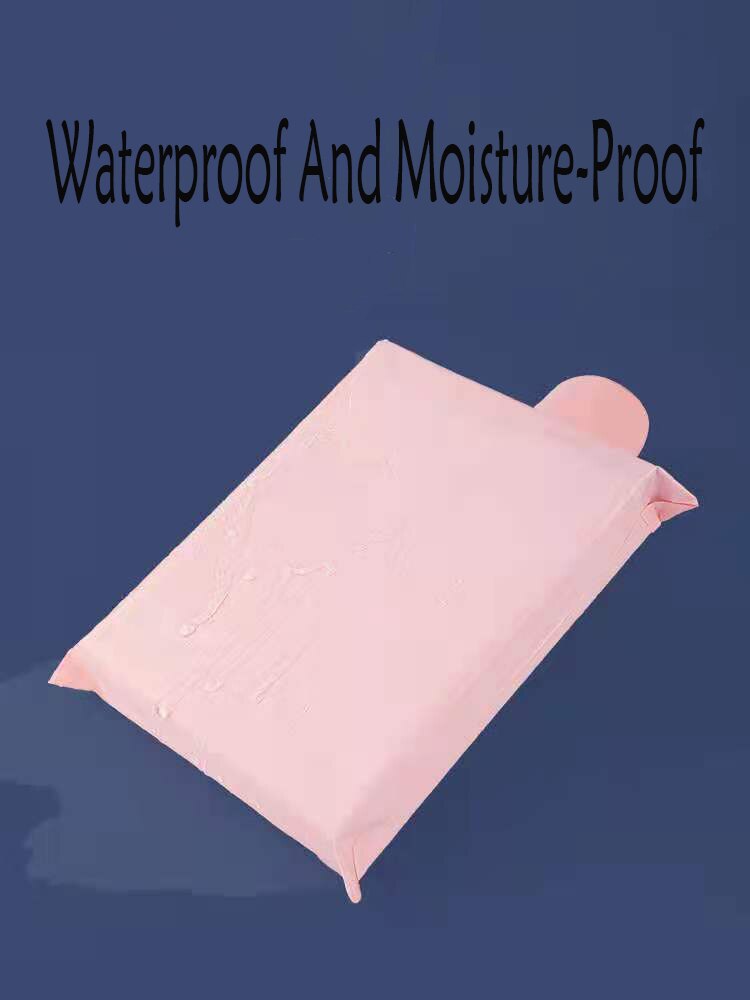 50Pcs/Lots PE Plastic Self-Seal Mailbag Light Pink Poly Envelope Waterproof Postal Courier Bags Package Packaging