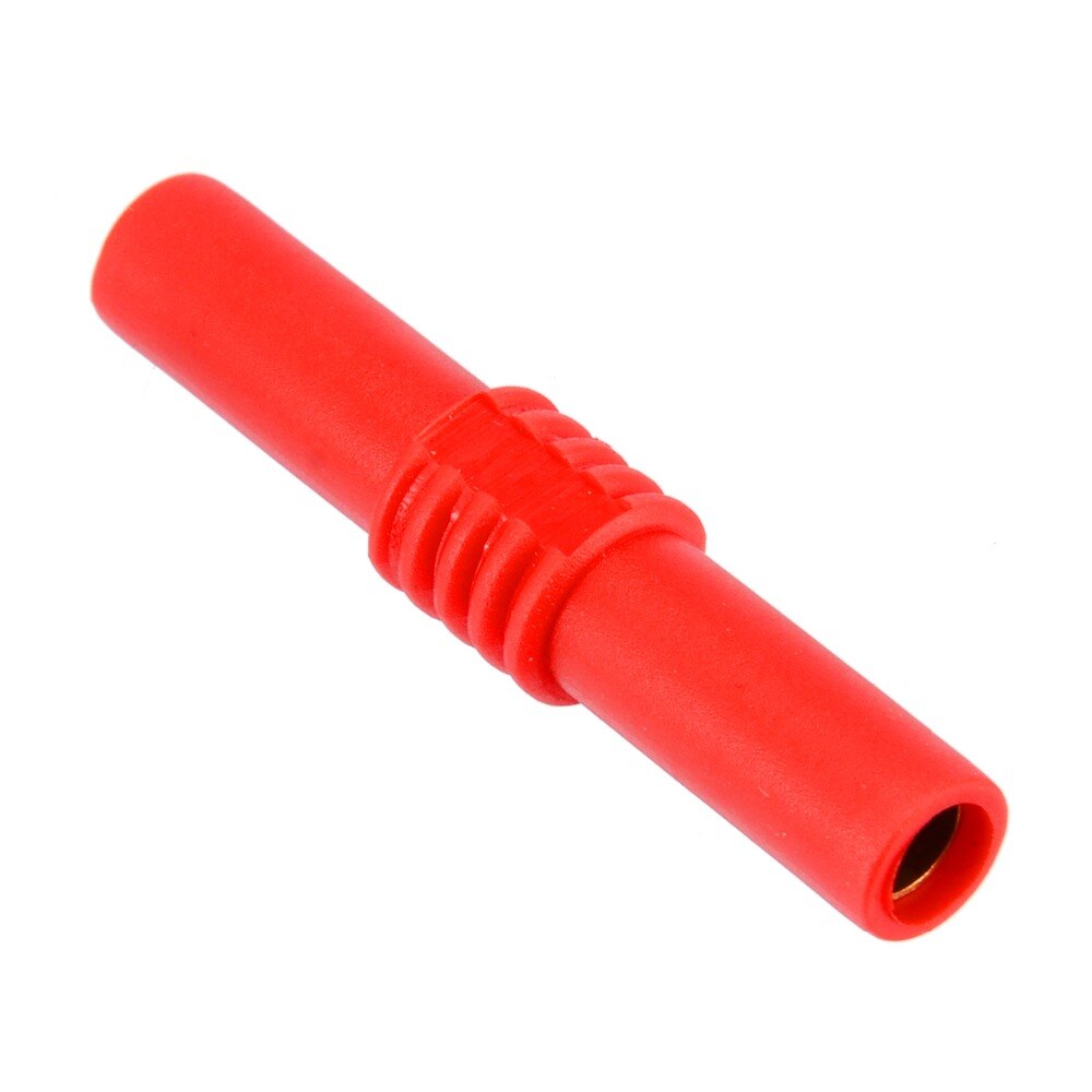 10pcs 4mm Banana Jack Female to Female Adapter Coupler Connector Insulated Banana Plug Connectors
