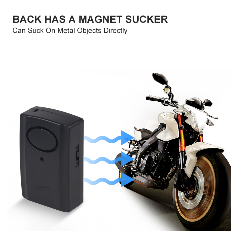 Universal 120db motorcykel motorcykel scooter anti-tyveri alarm sikkerhedssystem inkluderer batteri nøgle fjernbetjening alarmsystem