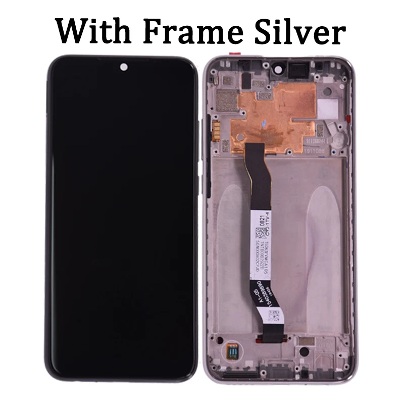 Para Xiaomi Redmi Note 8T pantalla LCD MONTAJE DE Panel digitalizador con pantalla táctil M1908C3XG piezas de repuesto para teléfono: AQUA