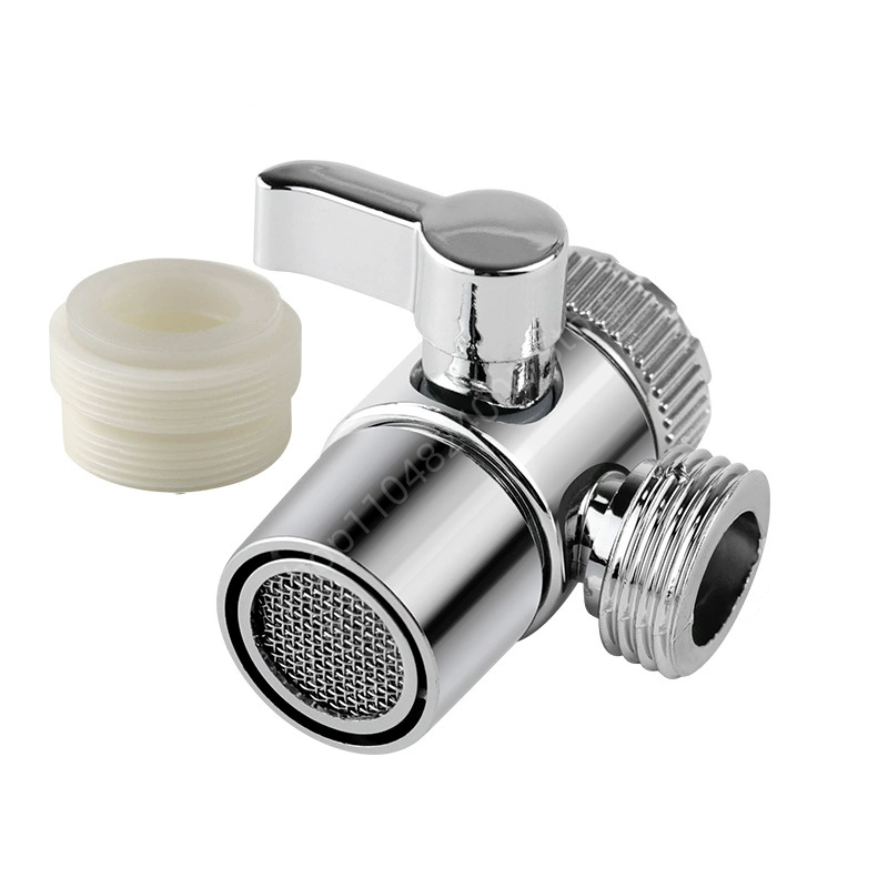 M22/M24 Switch Faucet Adapter Kitchen Universal Sink Splitter Diverter Valve Water Tap Connector for Shower Bathroom Accessory: Yellow