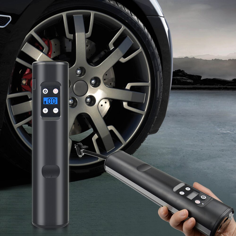 Electric Air Pump Wireless Car Inflatable Pump 12V 150PSI Rechargeable Digital LCD Electric Tire Inflator Tire Accessories