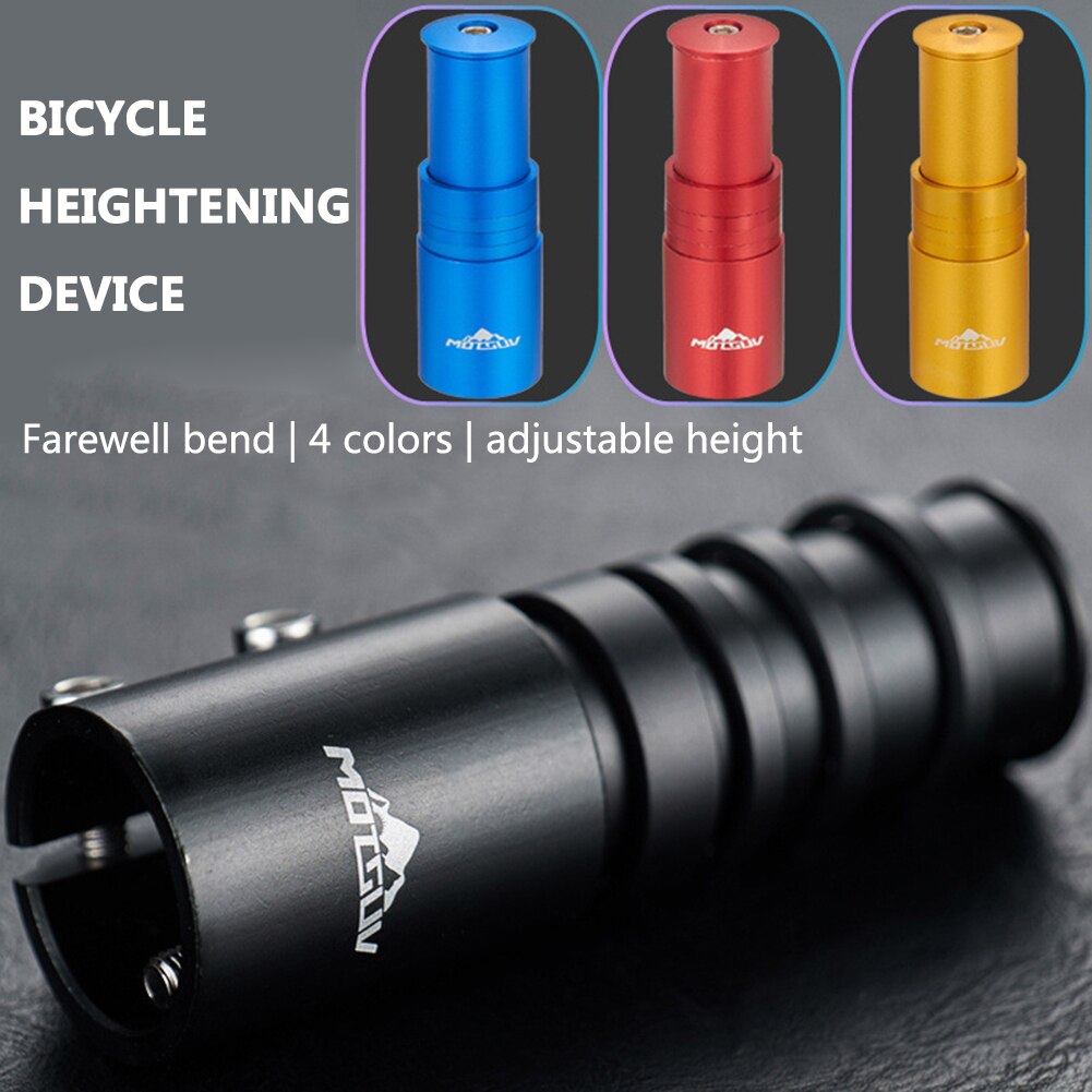 MOTSUV 28.6mm Bicycle Fork Stem Extension Adapter Handlebar Stem Riser Extender Mountain MTB Bike Accessories