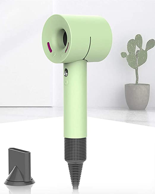 Dyson Föhn Case Wasbaar Anti-kras Stofdicht Reizen Beschermende Siliconen Case Cover Voor Dyson Föhn (niet Haardroger): Green cover