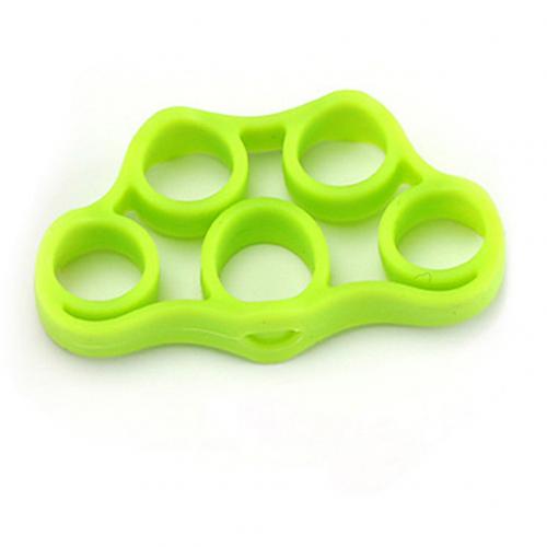 5 löcher Hand Griff-stärkungsmittel Finger Bahre Gitarre Klavier Festigkeit Trainer Finger Expander ÜSpund Trainer: Grün