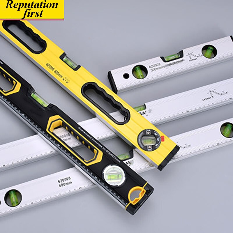High Precision Spirit Level Set Balance Horizontal Yellow Ruler High Magnetic Ruler Lever Bubbles Digital Inclinome