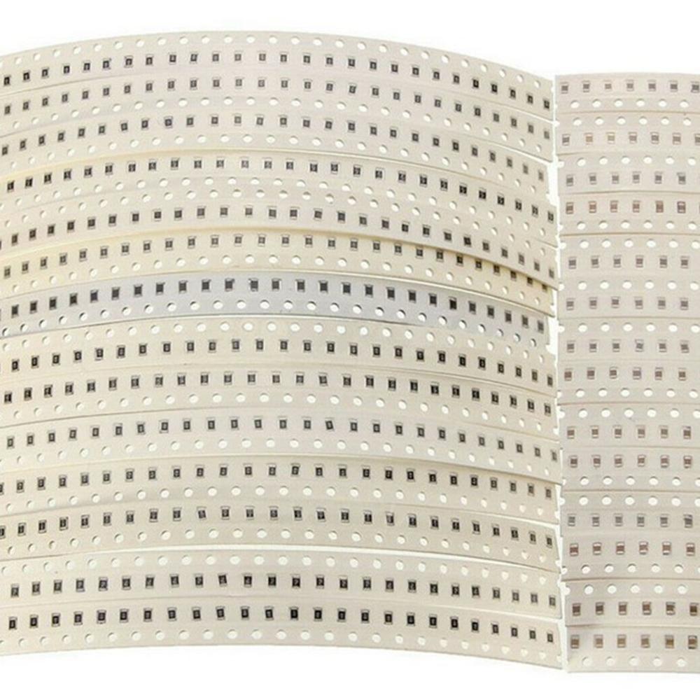 2000 Pcs 1206 SMD Resistor Kit 50 Values Assorted Resistor Kit 0~10M Sample Kit Combination High Performance Great Reliability