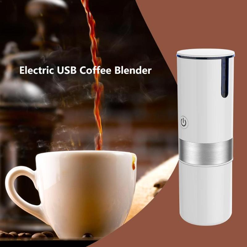 Bärbar usb elektrisk kaffebryggare automatisk kaffemaskin inbyggd filterkopp för hemresor snabb dropp kaffe usb laddning
