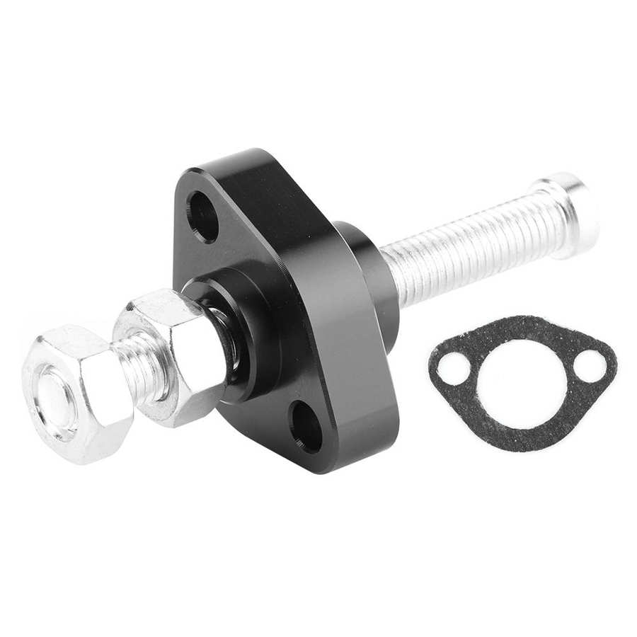 Cadena de distribución de leva junta de tensor para Honda CBR600F F3 F4 F4i CBR900 RR CBR900F CB F tensor de cadena de distribución de aleación de aluminio: Black