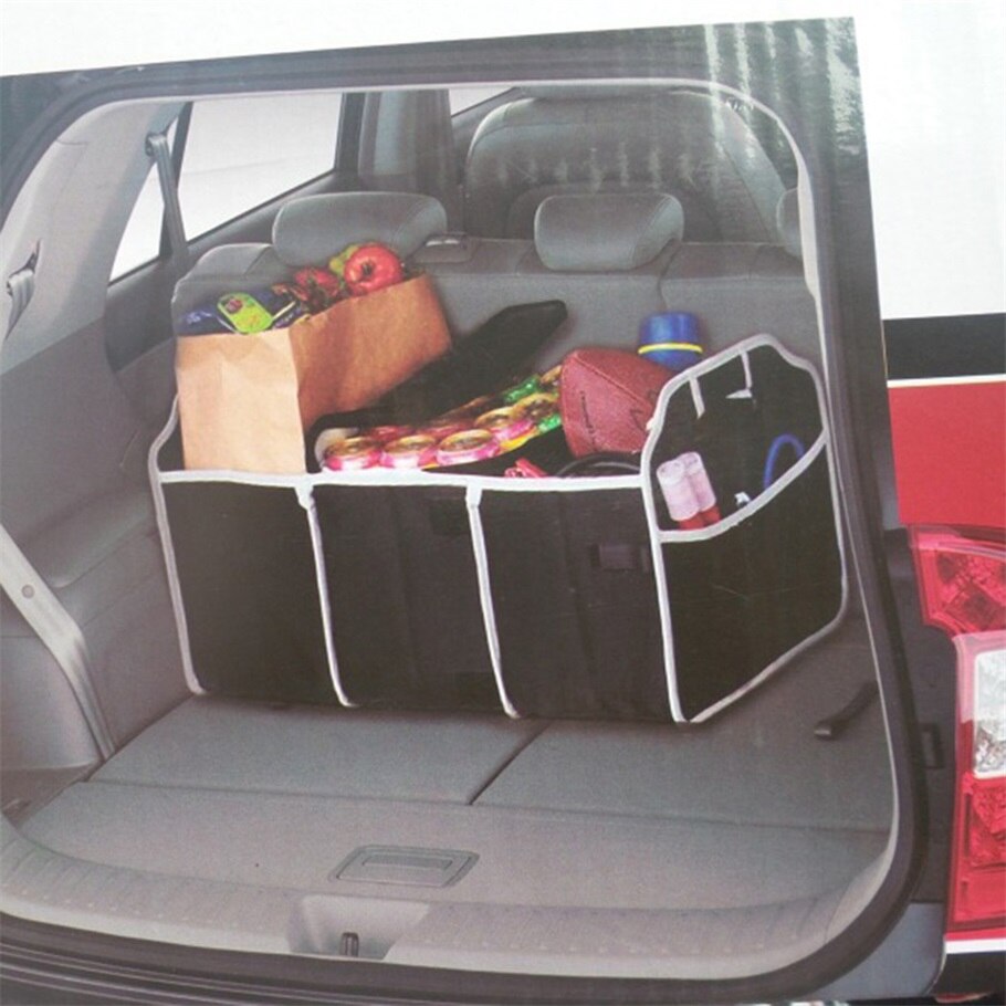CHIZIYO-Bolsa de almacenamiento plegable de tela no tejida para maletero de coche, organizador de coche, paquete de almacenamiento, aparcamiento de automóviles, accesorios de limpieza