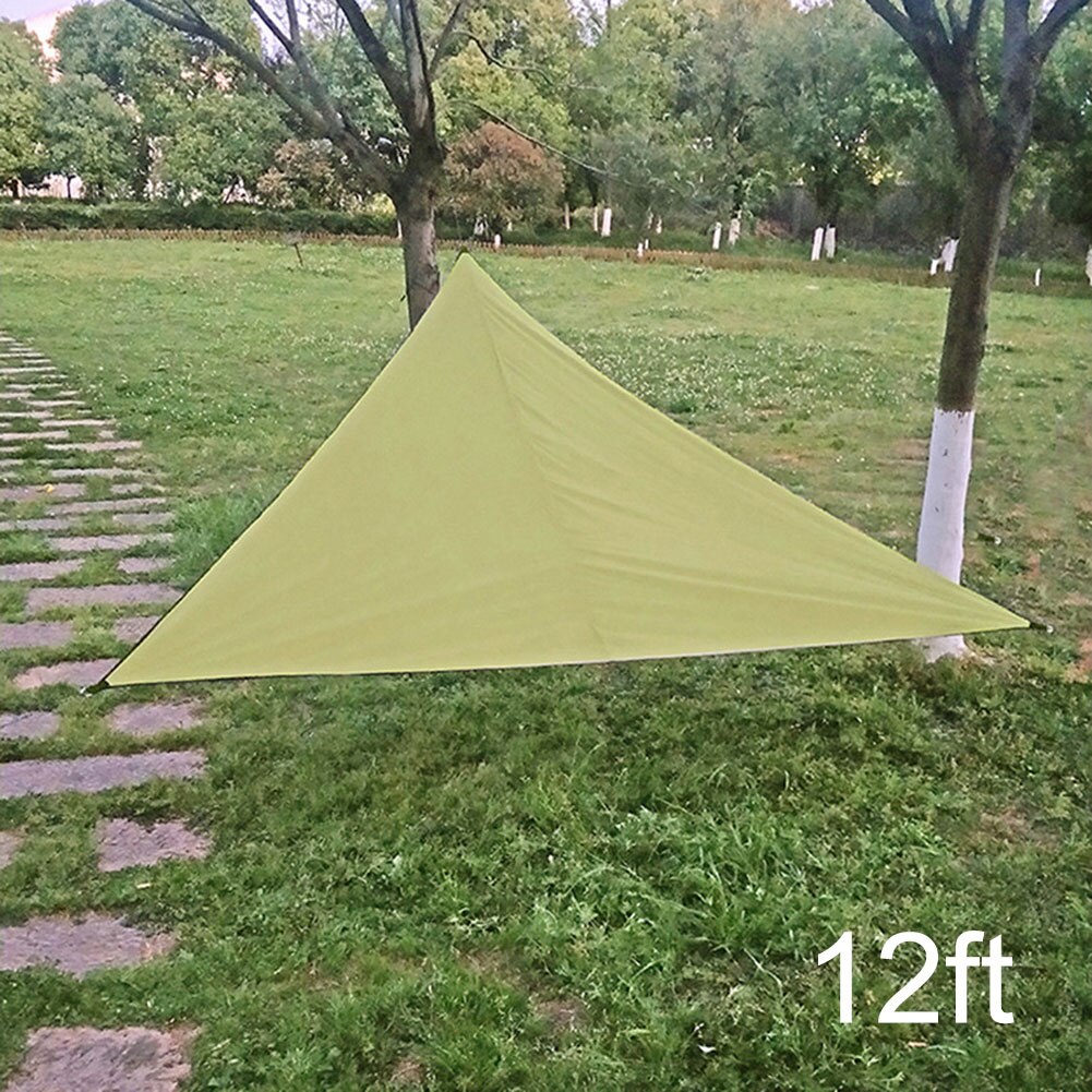 Spot UV Protection Canopy Outdoor Shade Triangular Rainproof Sunproof Awning Hogard: Army Green / M