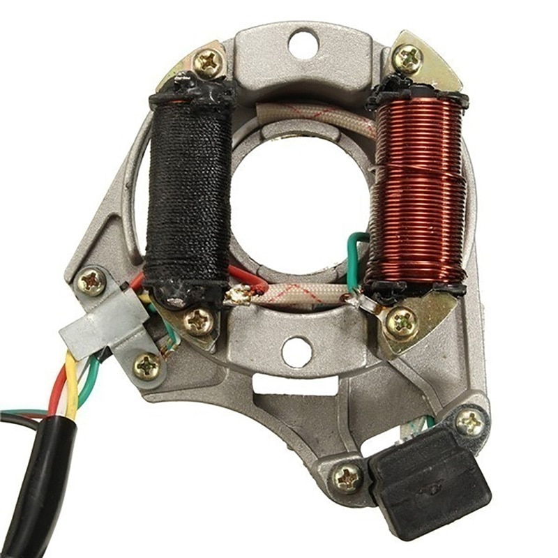 Novo estator de ignição para motocicletas, 90cc, 110cc, 125cc, atv, placa de bobina de magneto para motos