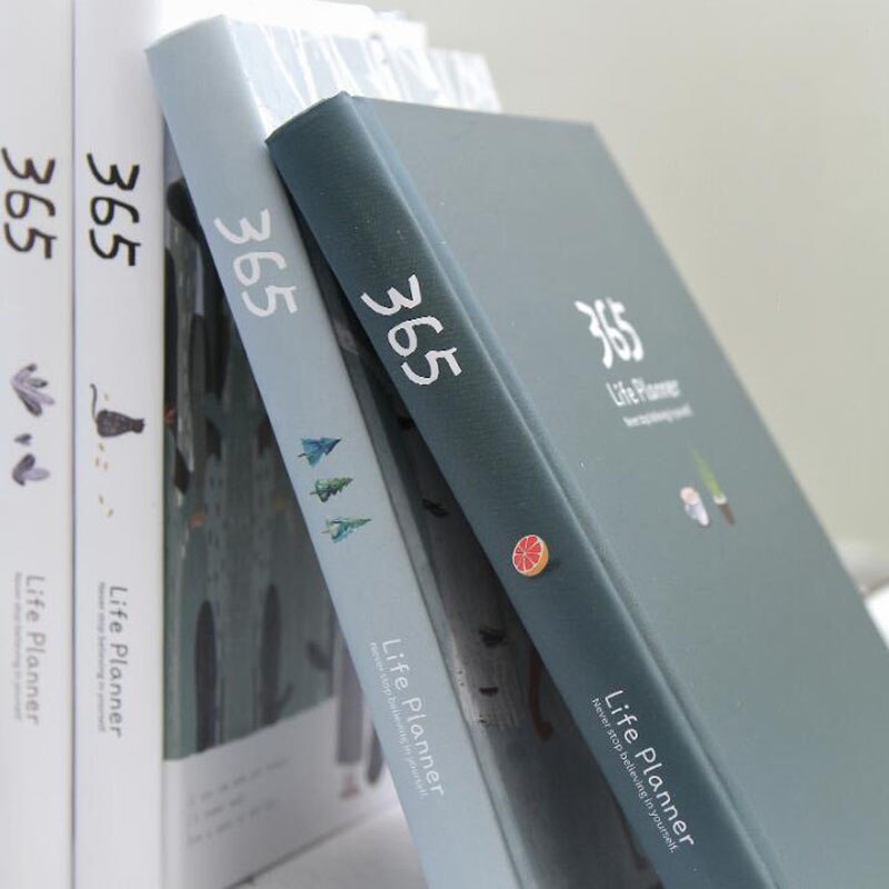 Solid Color appointment book , 365 days daily weekly and yearly planner book