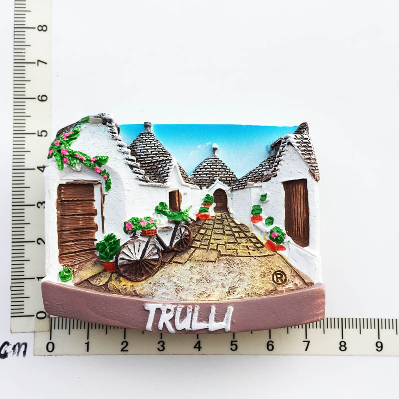 Italy Venice Fridge Magnets Italian Taormina Roma Firenze Alberobello trulli Lion Tourism Refrigerator Magnetic Stickers Decor