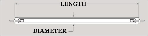155mm * 2,6mm ccfl-röhre lcd hintergrundbeleuchtung lampe