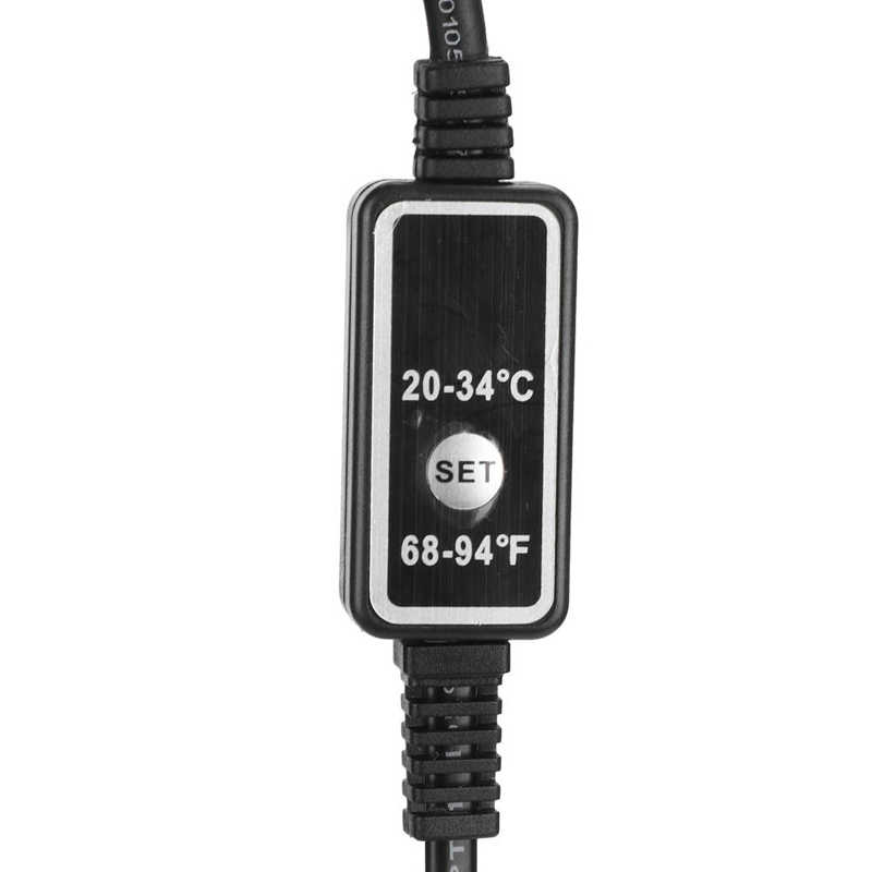 Mini Aquarium Heater Fish Tank LED Digital Automatic Temperature Heater Rod 110V