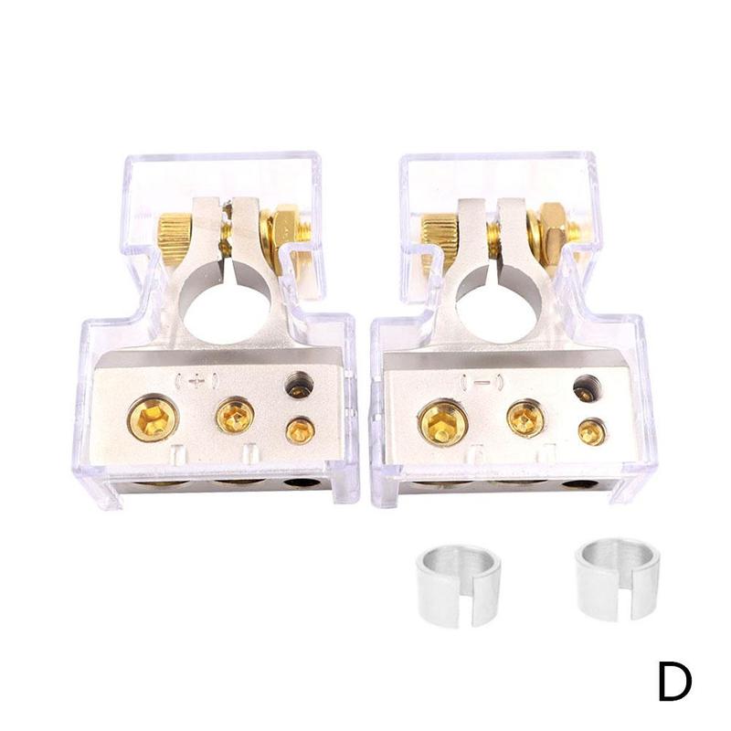 Car Battery Terminal Cover Car Battery Clip Connector Audio modified Battery Head,Battery Clip Fit for most car, boat: D