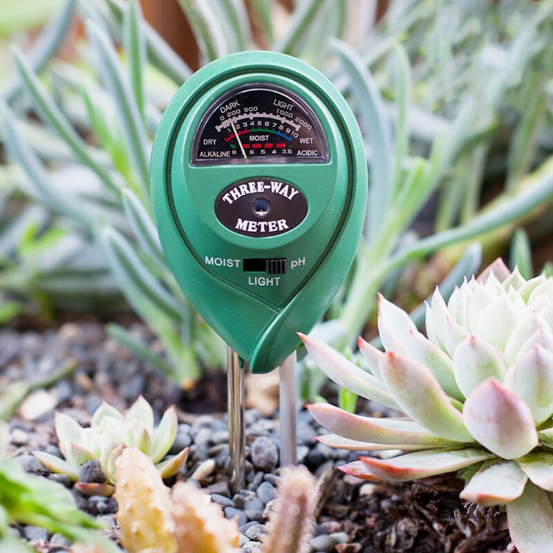 3 In1 Digital Moisture PH Soil Tester Gauge Meter with Acidity Moisture Testing Usage Easy-to-read Scale Indicator