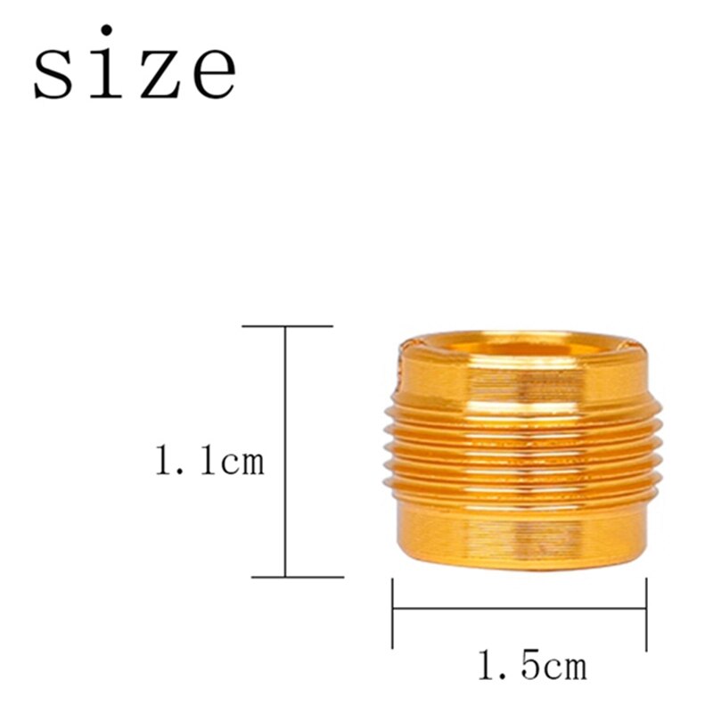 Screw Thread Adapter 5/8Inch Male to 3/8Inch Female Threaded Nut Screw Adapters Microphone Clip Holder Nut Adapters